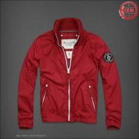 heren abercrombie fitch jassen rood Winkel Amsterdam zki6k692